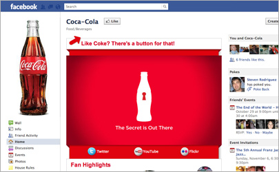 Coke facebook