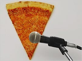 Pizza-Microphone