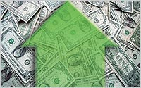 Arrow-over-money