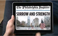 Newspaper-on-Tablet