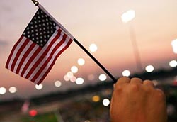 Hand--American-flag Hand--American-flag