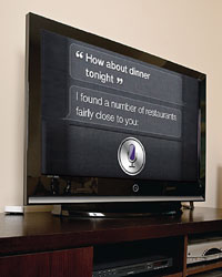 Siri on a TV