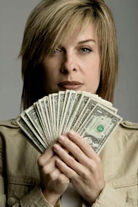 Woman-Money