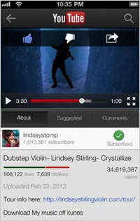 YouTube-app-B