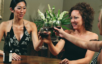 Women-drinking-wine-A